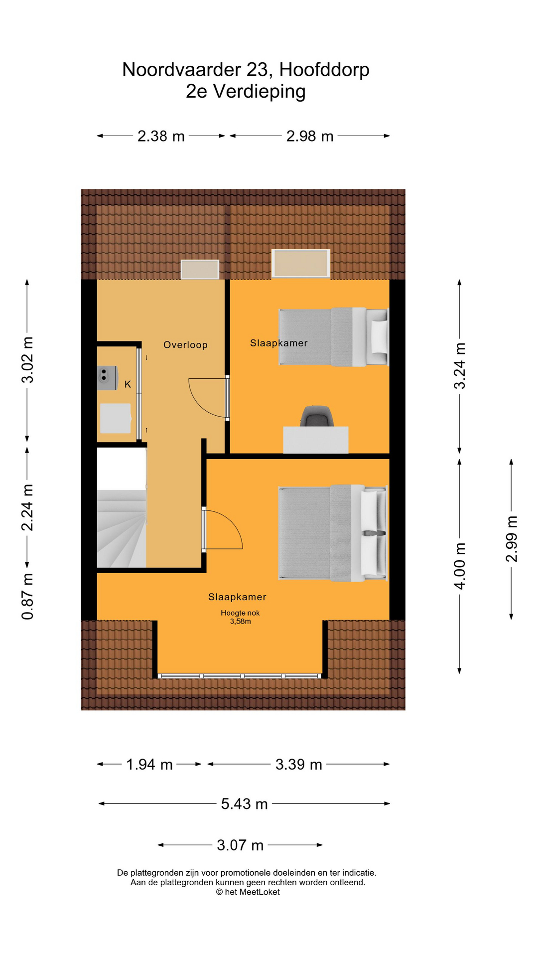 Noordvaarder 23 , 2134 XZ Hoofddorp map